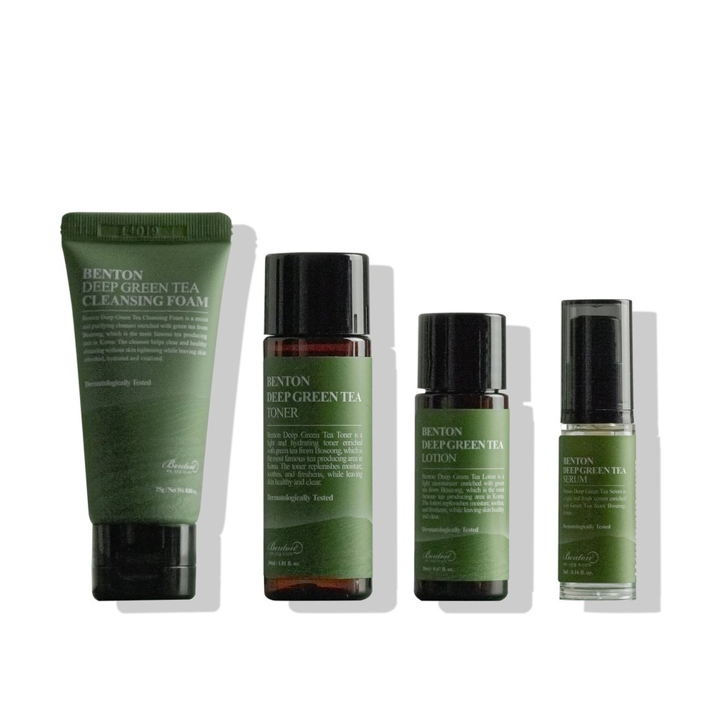 Benton deep green tea deluxe 4 type kit